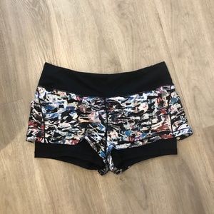 Lululemon Break Free Shorts (double layer) Size 12